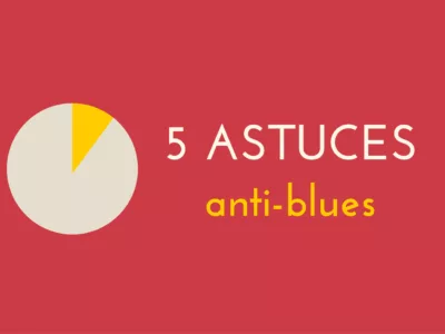 5 astuces anti-blues, l'infographie
